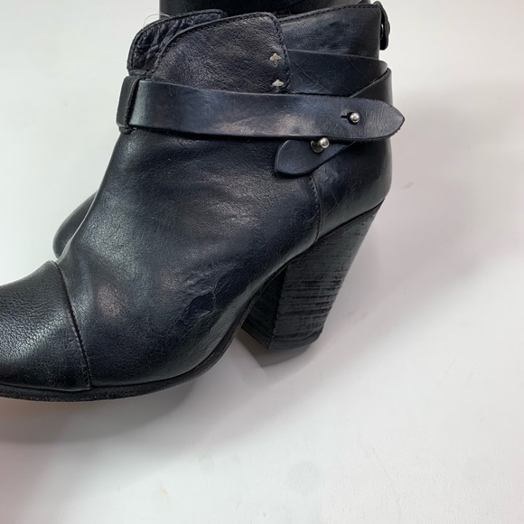 Rag & Bone Black Heeled Booties 39 - Picture 5 of 6